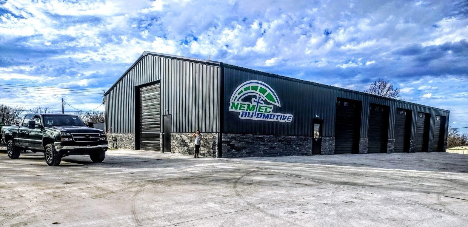 Nemtec Automotive LLC shop exterior - auto repair Bentonville AR mechanic Hiwasse Arkansas